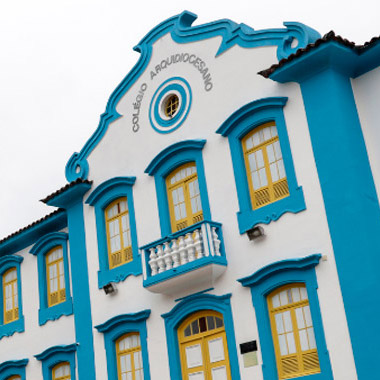 Fachada do Colégio Arquidiocesano de Ouro Preto